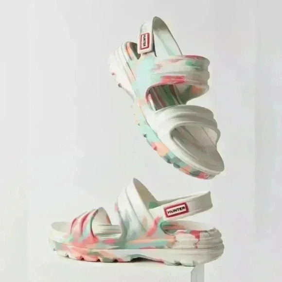 Hunter Women's Bloom Algae Marble Sandal - Picture 6 of 7